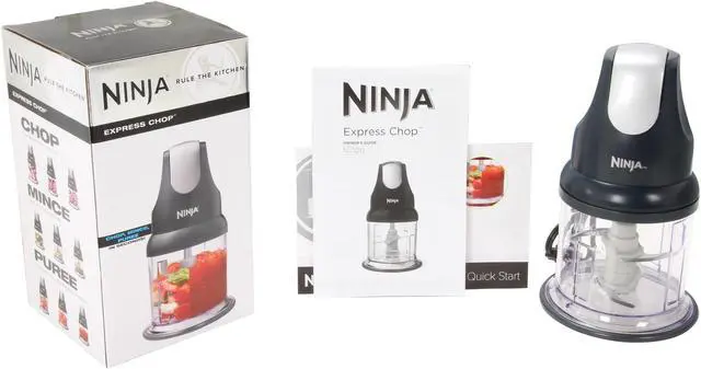 Alt view image 5 of 5 - Ninja NJ100GR Gray Express Chop 1 Speed