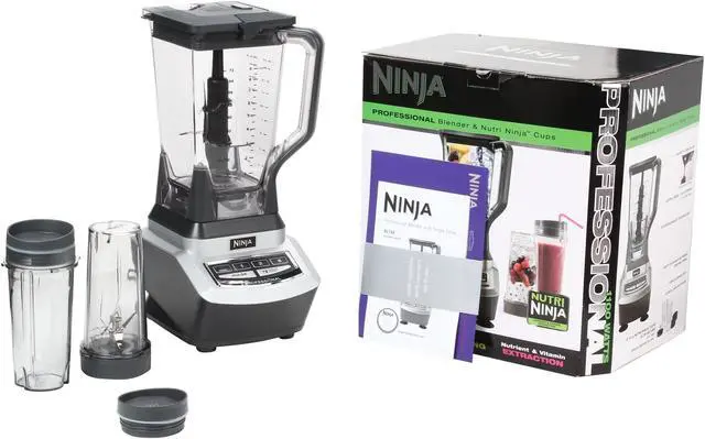 Alt view image 9 of 9 - Ninja BL740 Metallic 72 oz. Jar Size Professional Blender and Single Serve 3 speeds