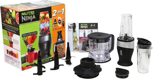 Alt view image 18 of 18 - Nutri Ninja QB3000 2-in-1 Nutrient & Vitamin Extraction and Complete Meal Prep