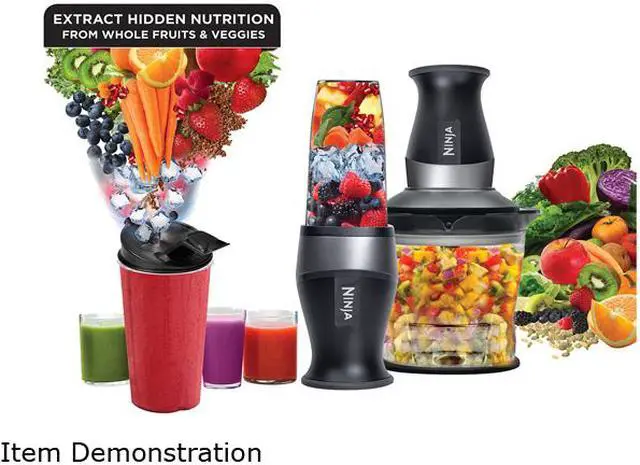 Alt view image 2 of 18 - Nutri Ninja QB3000 2-in-1 Nutrient & Vitamin Extraction and Complete Meal Prep