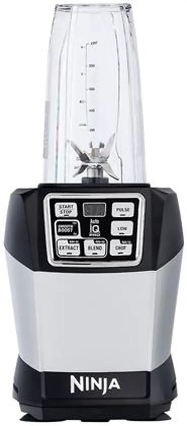 Alt view image 2 of 4 - Ninja BL491 Silver 40 oz. Jar Size Nutri Ninja Auto-iQ Compact System