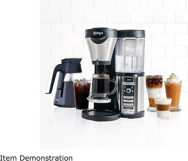 Alt view image 4 of 7 - Ninja Coffee Bar Brewer with Glass Carafe and Auto-IQ One Touch Intelligence CF080Z