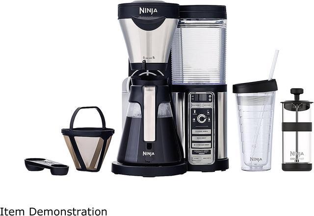 Ninja Coffee Bar Insulated Tumbler Travel Mug Cup + Easy Milk