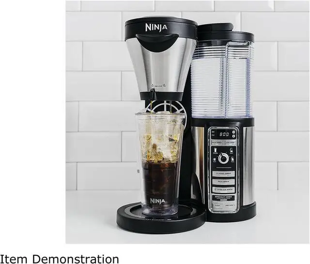 Alt view image 5 of 7 - Ninja Coffee Bar Brewer with Glass Carafe and Auto-IQ One Touch Intelligence CF080Z