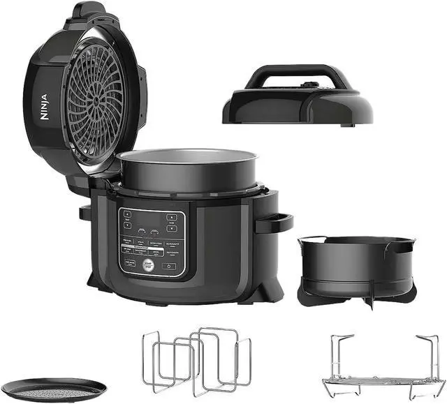 Alt view image 2 of 5 - Ninja Foodi 6.5-Quart Pressure Cooker with Tender Crisp and Dehydrate OP305CO