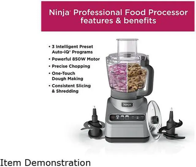 Alt view image 4 of 5 - Ninja Professional Food Processor, 850-watts