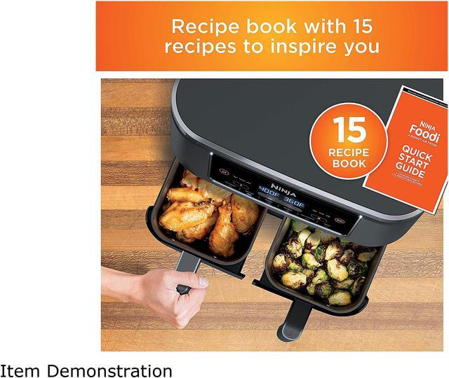 Alt view image 7 of 9 - Ninja Foodi 6-in-1 8-qt. 2-Basket Air Fryer with DualZone Technology