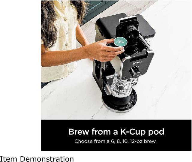 Ninja Coffee Maker Dual Brew CFP205A 12 Cup K-Cup Carafe Damaged