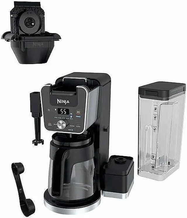 Alt view image 2 of 7 - Ninja CFP451CO Black XL DualBrew Coffee Maker