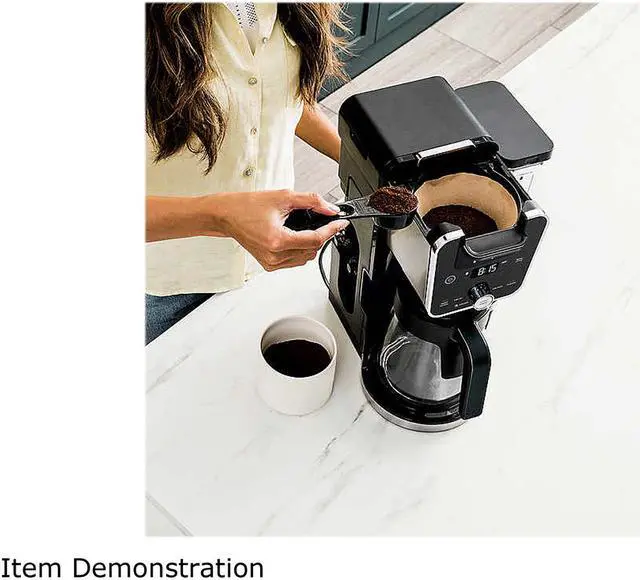 Alt view image 7 of 7 - Ninja CFP451CO Black XL DualBrew Coffee Maker