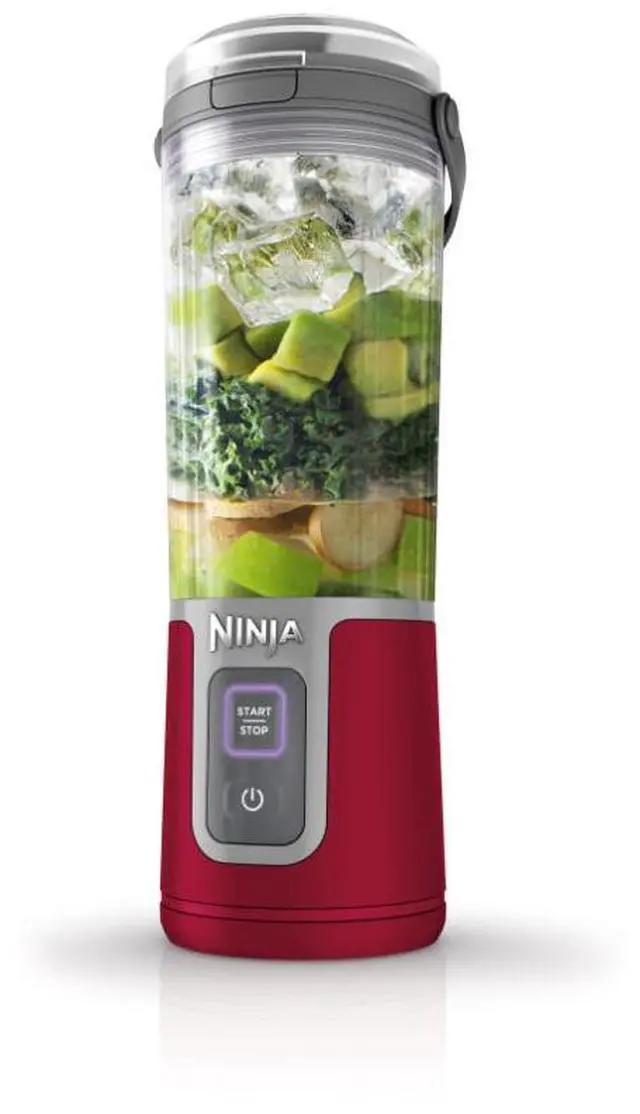Main image of Ninja BC100CRC Cranberry 16 oz. Jar Size Blast Portable Blender, Cordless, 16oz. Vessel, Personal Blender for Shakes & Smoothies