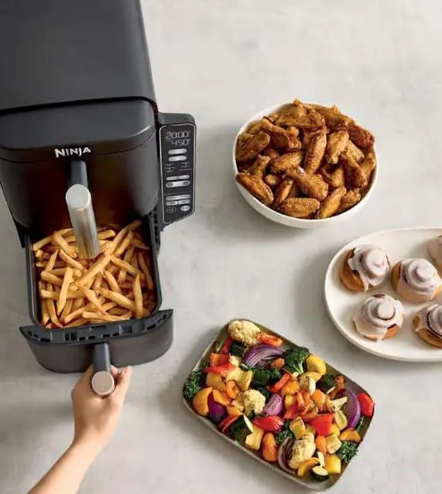 Alt view image 2 of 5 - Ninja DoubleStack 2-Basket Air Fryer