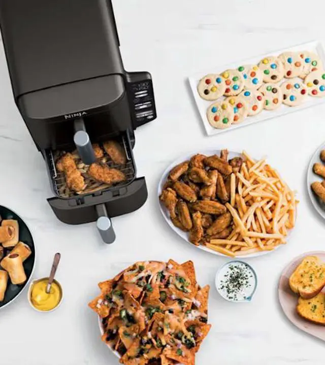Alt view image 4 of 5 - Ninja DoubleStack 2-Basket Air Fryer
