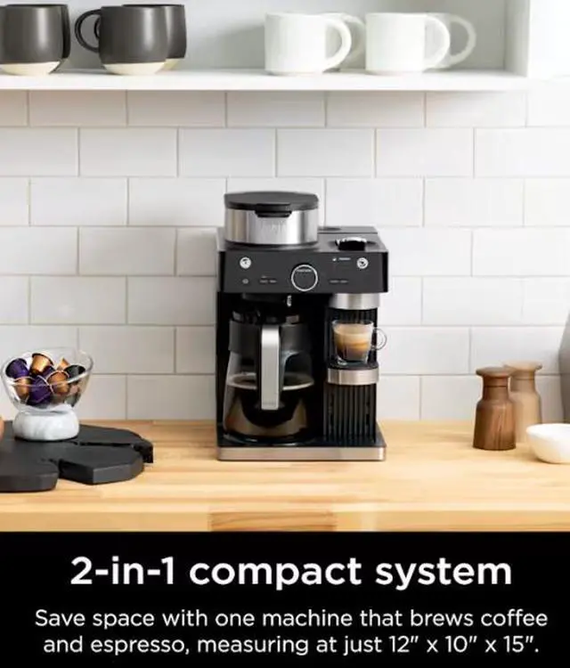 Alt view image 7 of 9 - Ninja Espresso & Coffee Barista System