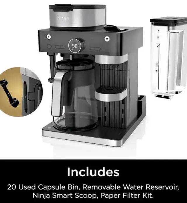 Alt view image 8 of 9 - Ninja Espresso & Coffee Barista System