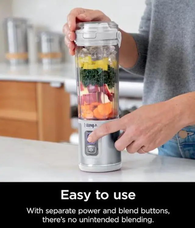 Alt view image 5 of 8 - Ninja Blast Portable Blender White, 18 oz