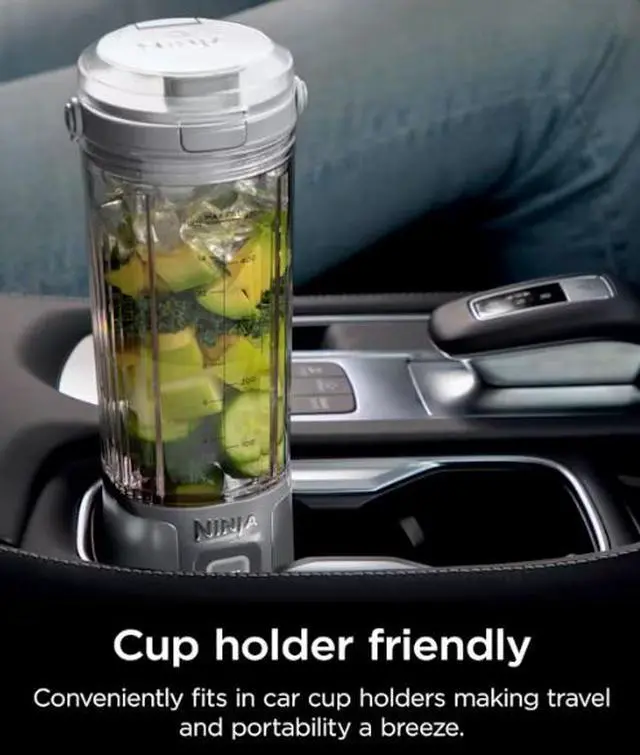 Alt view image 7 of 8 - Ninja Blast Portable Blender White, 18 oz