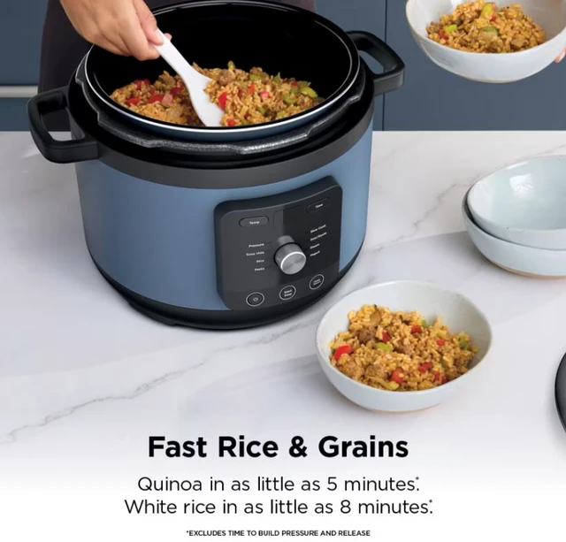 Alt view image 6 of 11 - Ninja HyperHeat 6.5-qt Pressure Cooker with SimpliServe Pot?