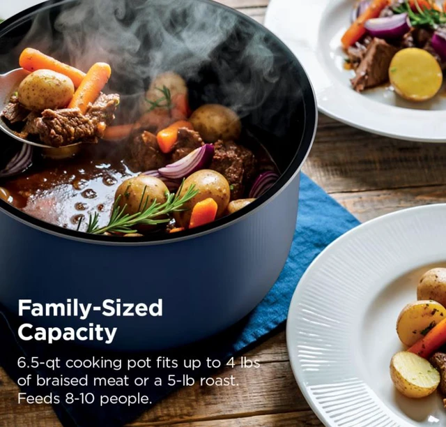 Alt view image 7 of 11 - Ninja HyperHeat 6.5-qt Pressure Cooker with SimpliServe Pot?