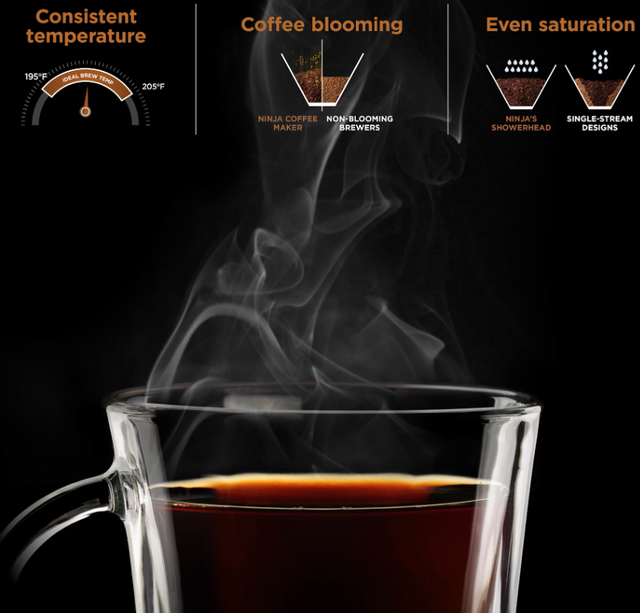 Alt view image 4 of 6 - Ninja® Hot & Iced Coffee Maker with Rapid Cold Brew