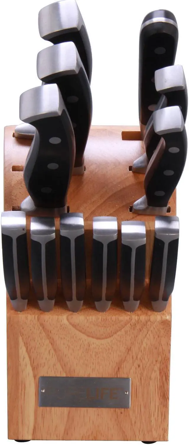 Alt view image 2 of 9 - Ragalta Pure Life Cutlery PLKS-2500 12pc Knife Block Set