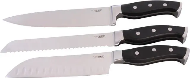 Alt view image 6 of 9 - Ragalta Pure Life Cutlery PLKS-2500 12pc Knife Block Set
