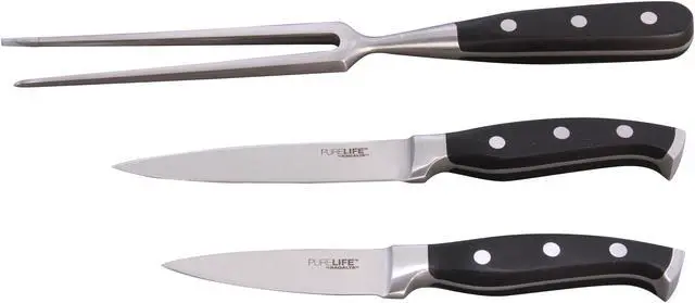 Alt view image 7 of 9 - Ragalta Pure Life Cutlery PLKS-2500 12pc Knife Block Set