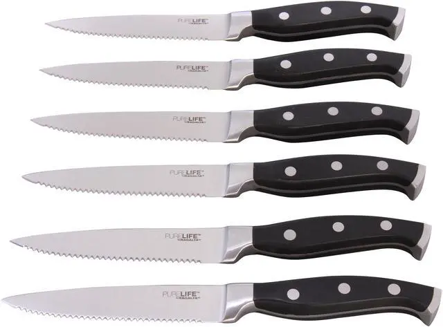 Alt view image 8 of 9 - Ragalta Pure Life Cutlery PLKS-2500 12pc Knife Block Set