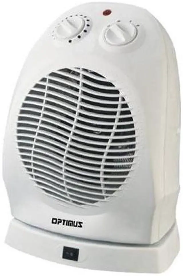 Main image of Optimus H-1382 Portable Oscillating Fan Heater with Thermostat