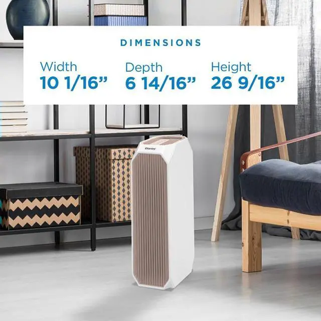 Alt view image 3 of 4 - Danby DAP143BAW-UV Air Purifier up to 210 sq. ft. in White