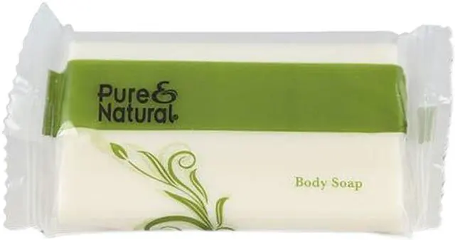 Main image of Pure & Natural Body & Facial Soap, # 1 1/2, Fresh Scent, White, 500/Carton