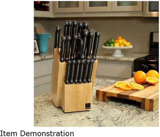 Ronco KN3005BLDRM 20-Piece Cutlery & Block with Ronco Rocker - Newegg.com