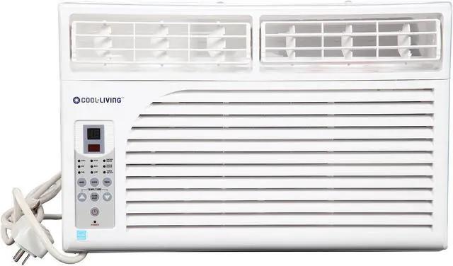 Alt view image 2 of 6 - Cool Living AC 8000 BTU Home Energy Star Window Mount Air Conditioner A/C