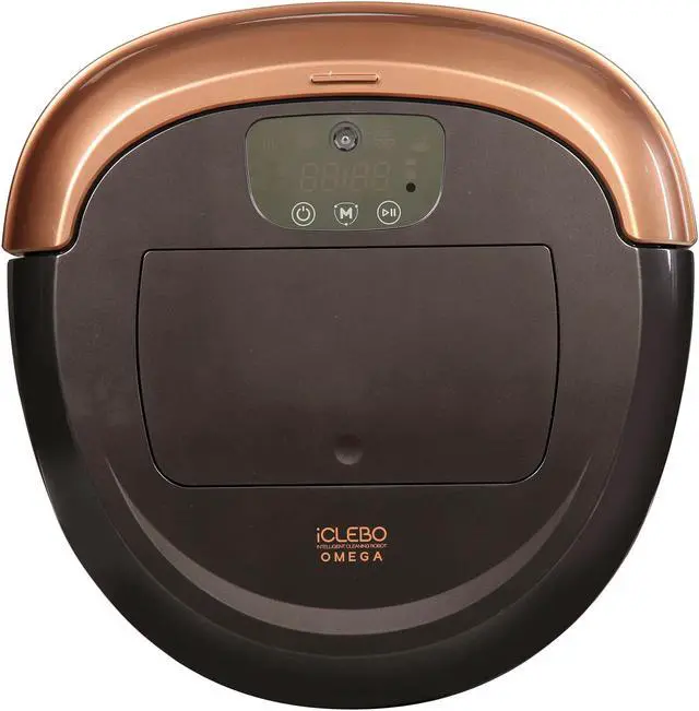 Alt view image 6 of 9 - Yujin Robot YCR-M07-10 iClebo Omega Robot Vacuum - Gold