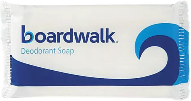Main image of Boardwalk Face and Body Soap, Flow Wrapped, Floral Fragrance, # 1 1/2 Bar, 500/Carton