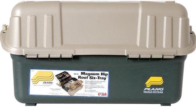 Plano Molding 861600 Hip Roof Tackle Box w 6 Trays 