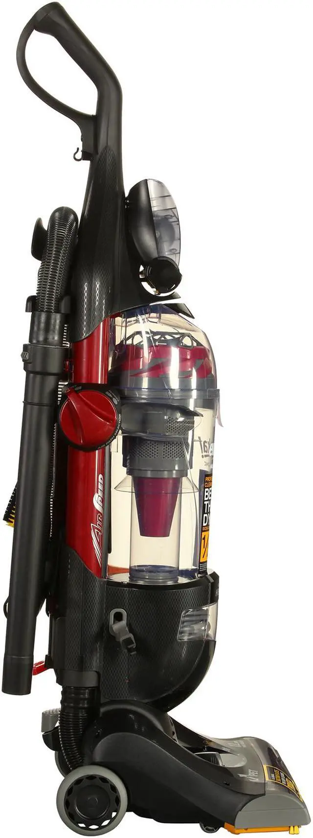 Alt view image 3 of 10 - Eureka AS1104A SuctionSeal PET Upright Vacuum, Black/Red