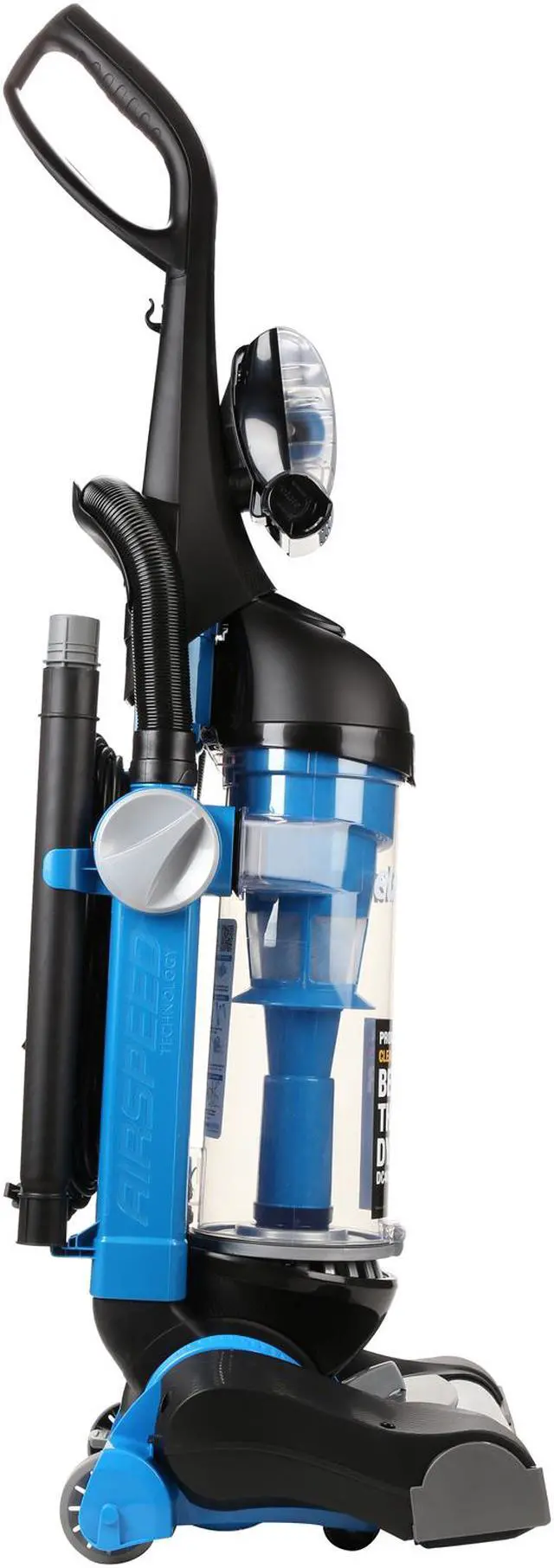 Alt view image 3 of 9 - Eureka AirSpeed EXACT Reach AS3008A Upright Vacuum, Bagless, Allergy Filter, Blue/Black
