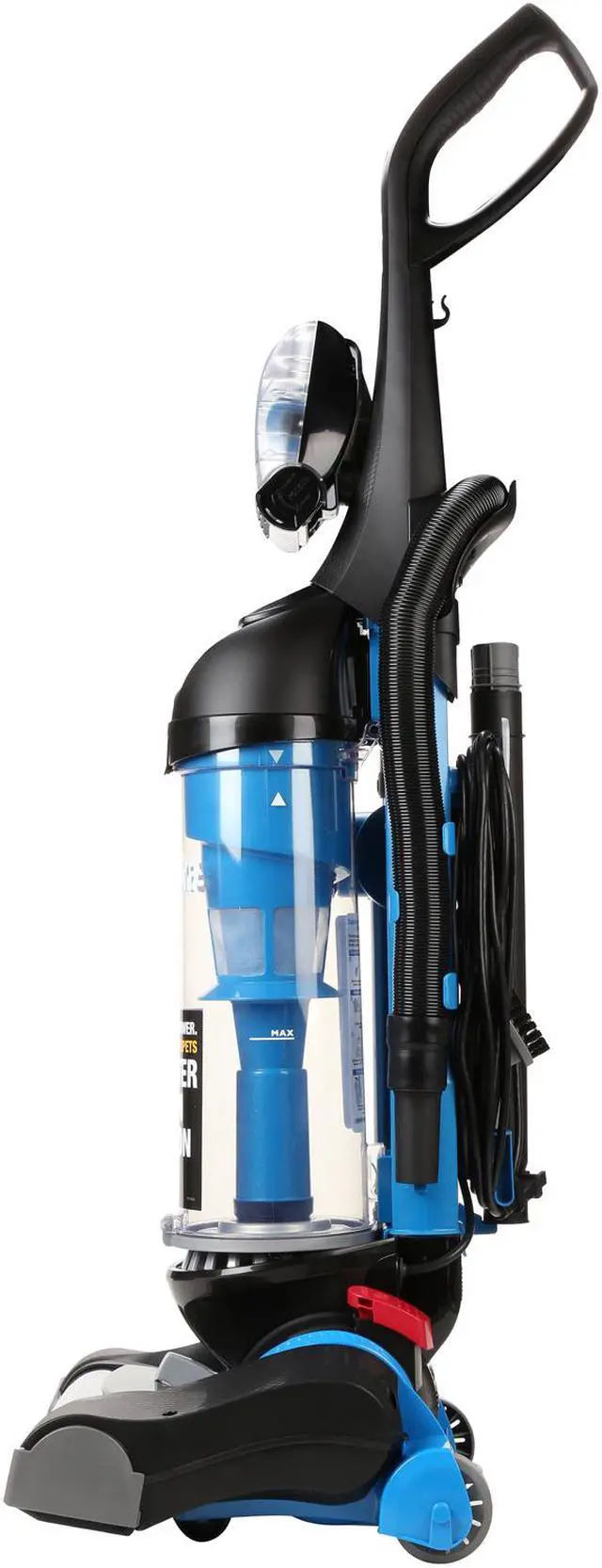 Alt view image 5 of 9 - Eureka AirSpeed EXACT Reach AS3008A Upright Vacuum, Bagless, Allergy Filter, Blue/Black