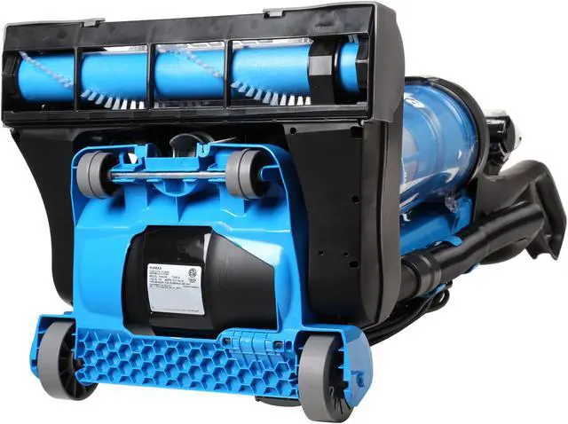 Alt view image 7 of 9 - Eureka AirSpeed EXACT Reach AS3008A Upright Vacuum, Bagless, Allergy Filter, Blue/Black