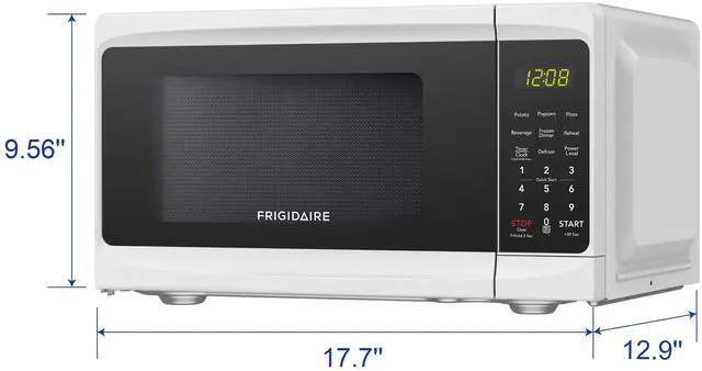 Alt view image 8 of 9 - Frigidaire 700 Watts 0.7 CU Ft Microwave White RMW733-WHITE White