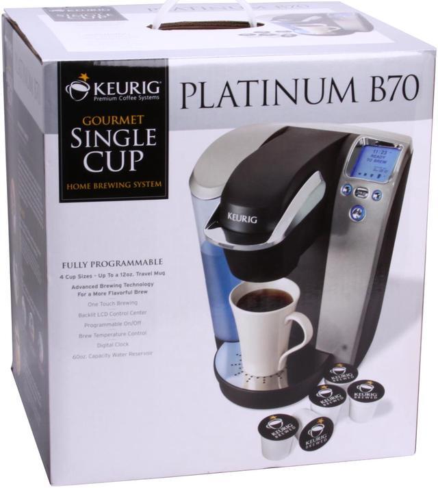 Alt view image 11 of 11 - Keurig B70 Black Platinum Brewing System