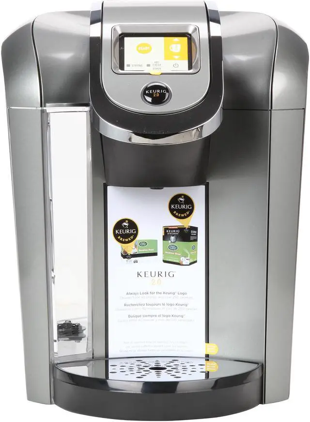 Alt view image 2 of 9 - Keurig 2.0 K550 Brewing System with a Keurig Carafe, 2.0 Starter Kit including one filter, 4K-Carafe packs and 6K-Cup packs