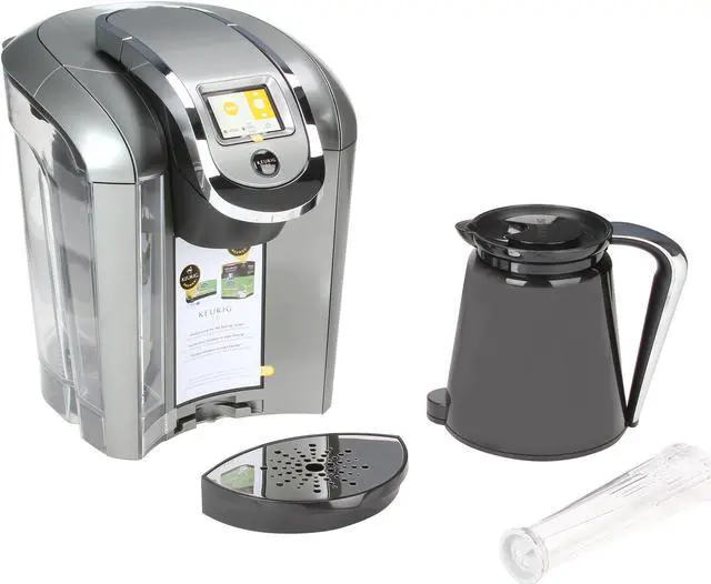 Alt view image 8 of 9 - Keurig 2.0 K550 Brewing System with a Keurig Carafe, 2.0 Starter Kit including one filter, 4K-Carafe packs and 6K-Cup packs