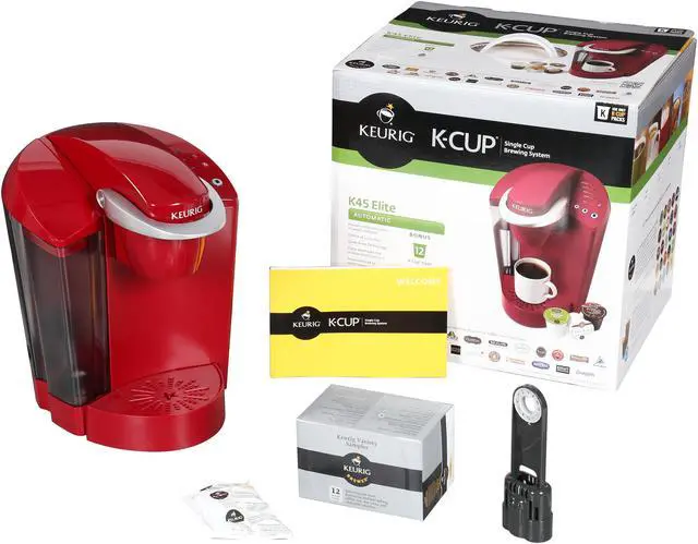 Alt view image 8 of 8 - Keurig K45RED Keurig® K45 Elite Brewing System Rhubarb