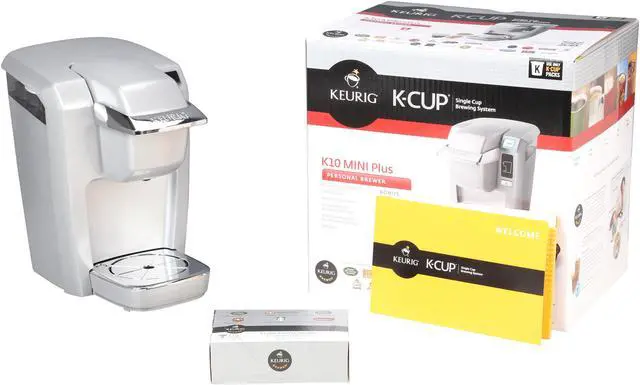 Alt view image 6 of 6 - Keurig K10 Mini Plus Coffee Brewing System Platinum