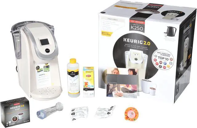 Alt view image 7 of 7 - Keurig 20404 K250 Keurig 2.0 Brewer - Sandy Pearl
