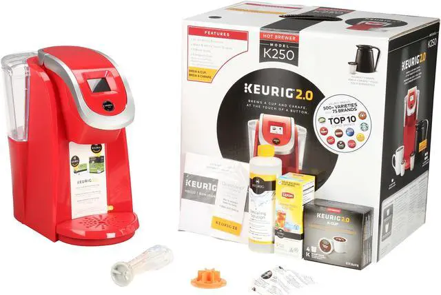 Alt view image 6 of 6 - Keurig K250 2.0 Coffee Brewing System, Strawberry red