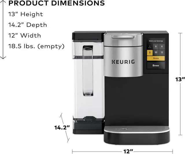 Alt view image 2 of 18 - Keurig K-2550 Single-Serve Commercial Coffee Maker with Water Reservoir Bundle