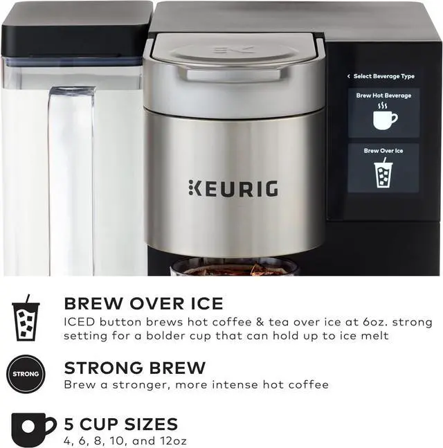 Alt view image 3 of 18 - Keurig K-2550 Single-Serve Commercial Coffee Maker with Water Reservoir Bundle